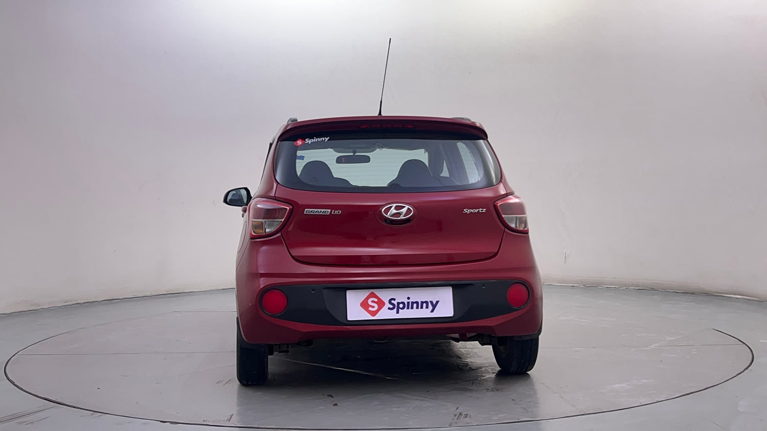 Used 2018 Hyundai Grand i10 Sportz AT 1.2 Kappa VTVT Petrol Automatic exterior BACK VIEW