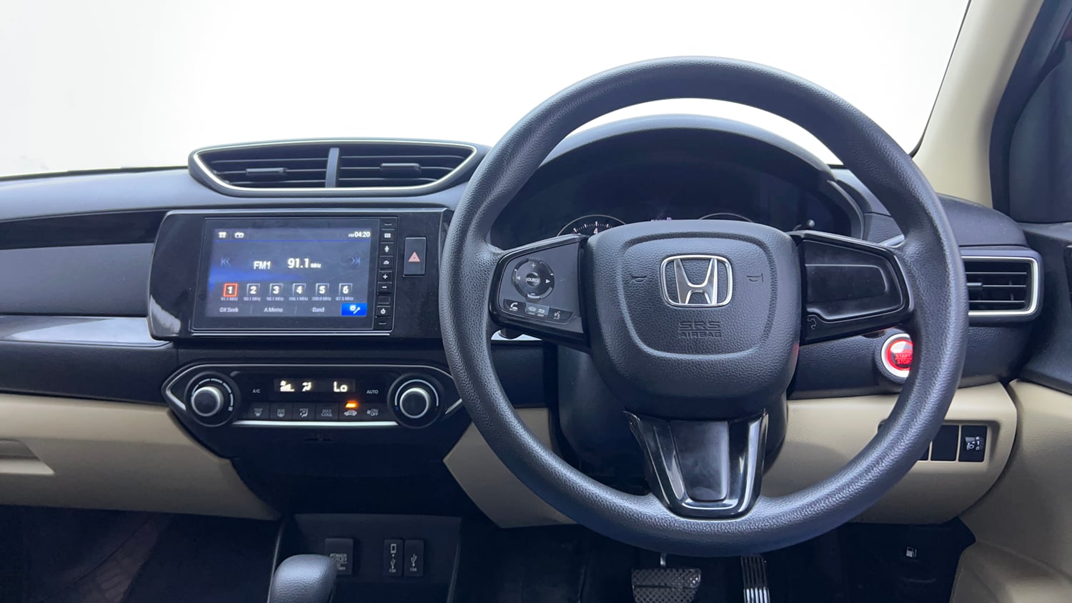 Used 2020 Honda Amaze Exclusive Edition CVT Petrol Petrol Automatic interior STEERING VIEW