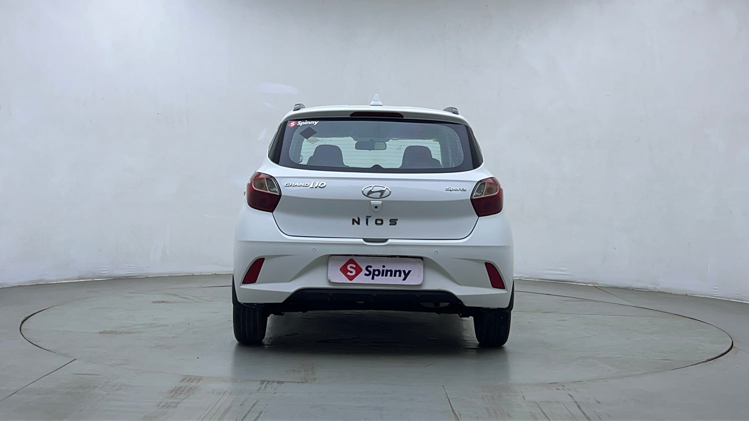 Used 2022 Hyundai Grand i10 Nios Sportz 1.2 Kappa VTVT CNG Cng Manual exterior BACK VIEW