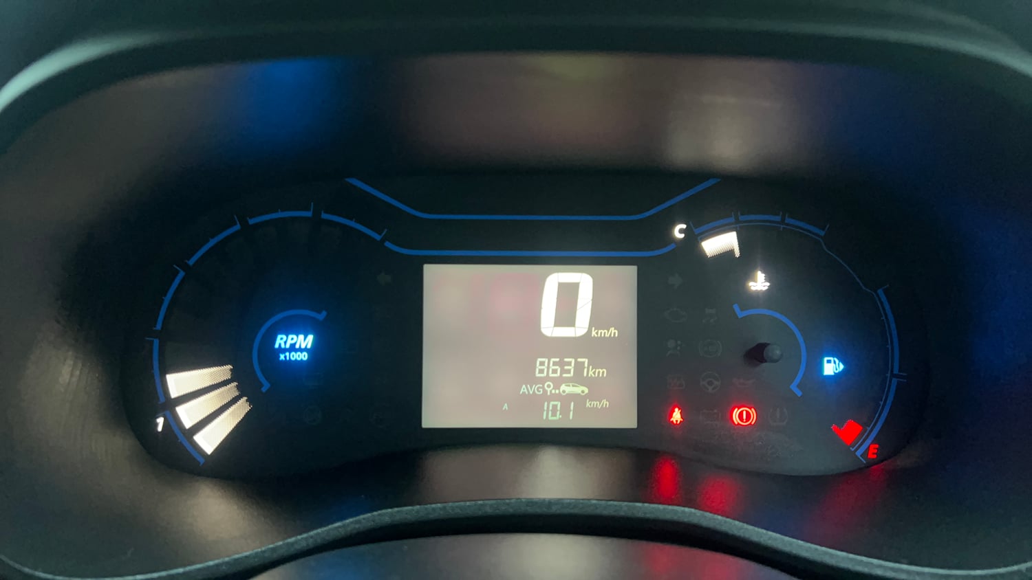 Used 2023 Renault Kwid CLIMBER Petrol Manual interior CLUSTERMETER VIEW