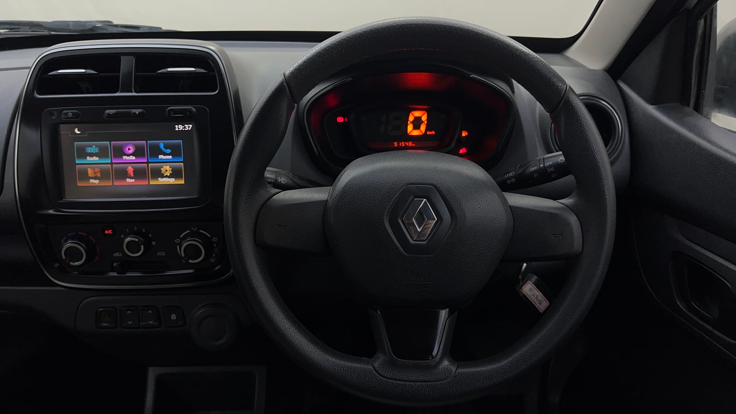 Used 2017 Renault Kwid 1.0 RXT Petrol Manual interior STEERING VIEW
