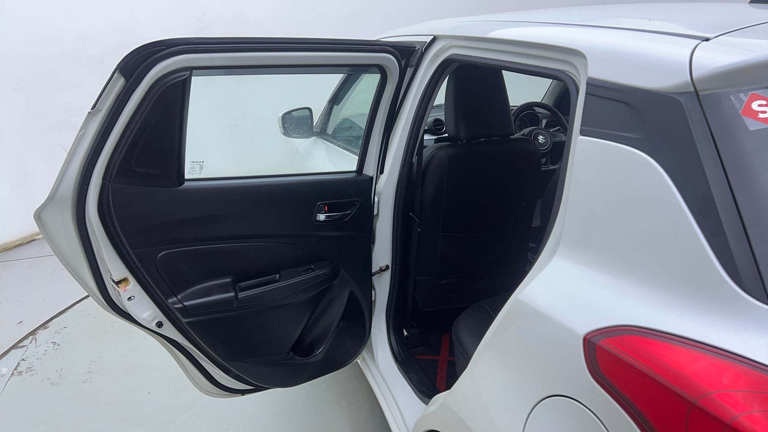 Used 2023 Maruti Suzuki Swift VXi Petrol Manual interior LEFT REAR DOOR OPEN VIEW