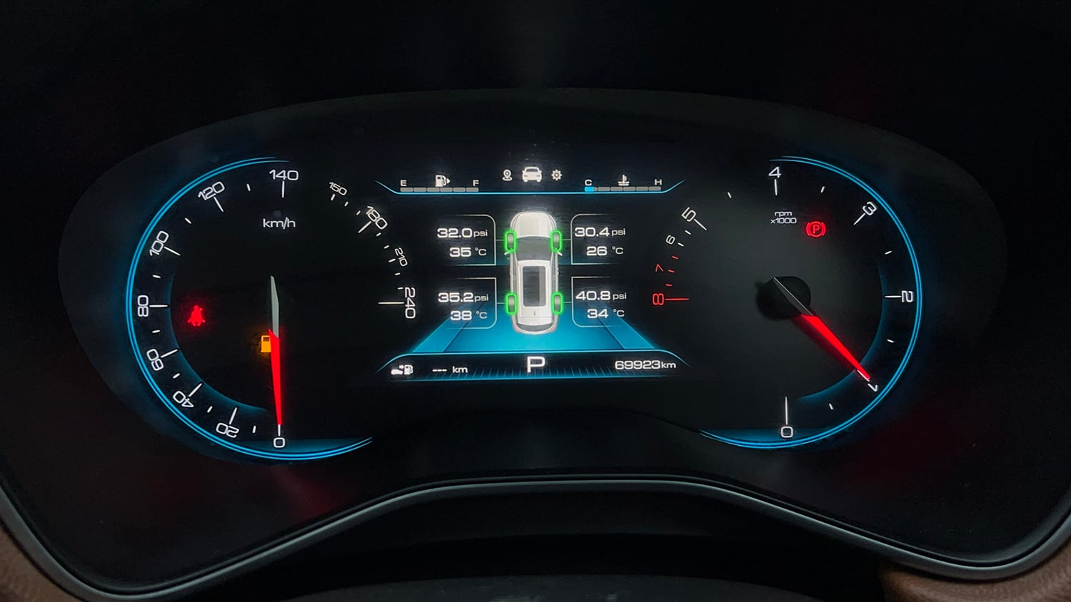 Used 2020 MG Motors Hector Plus Sharp 1.5 DCT Petrol Petrol Automatic interior CLUSTERMETER VIEW
