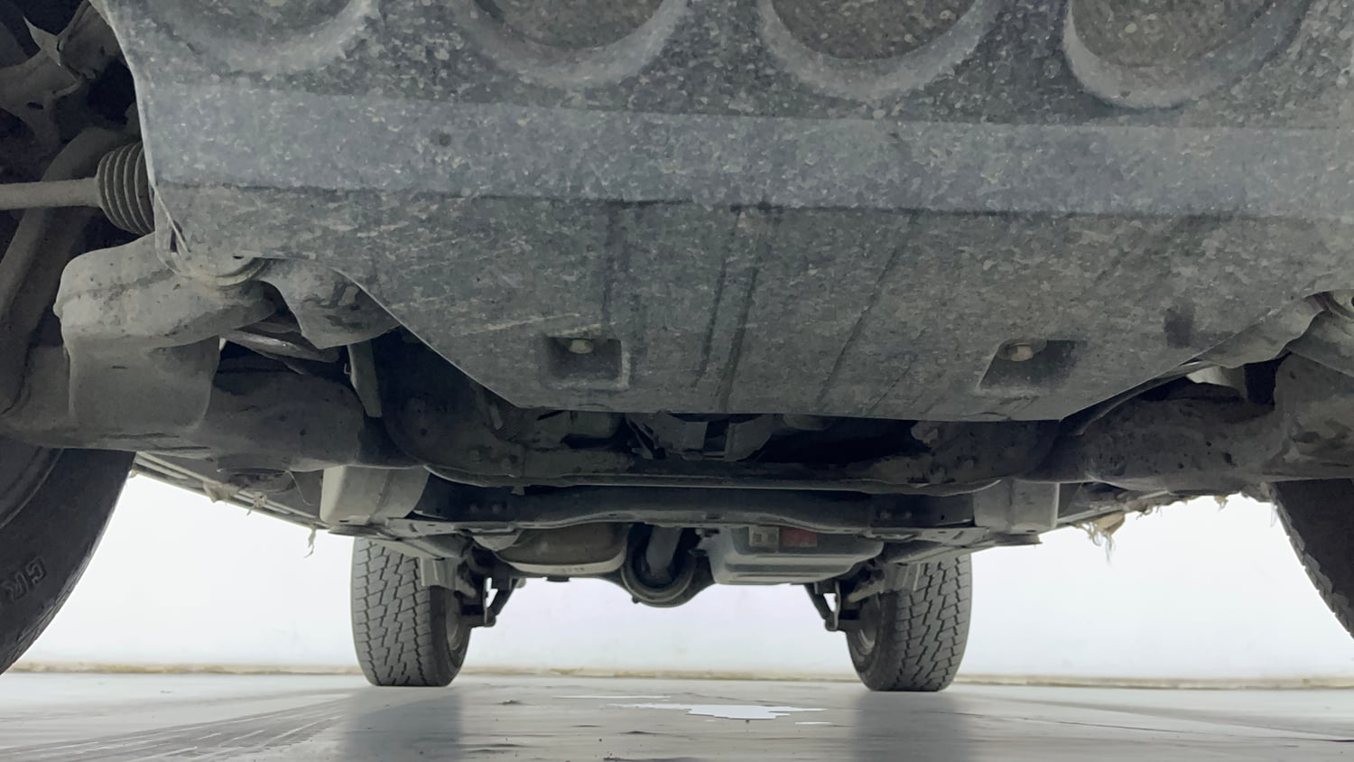 Used 2024 Mahindra Thar LX Hard Top Diesel MT RWD Diesel Manual extra FRONT LEFT UNDERBODY VIEW