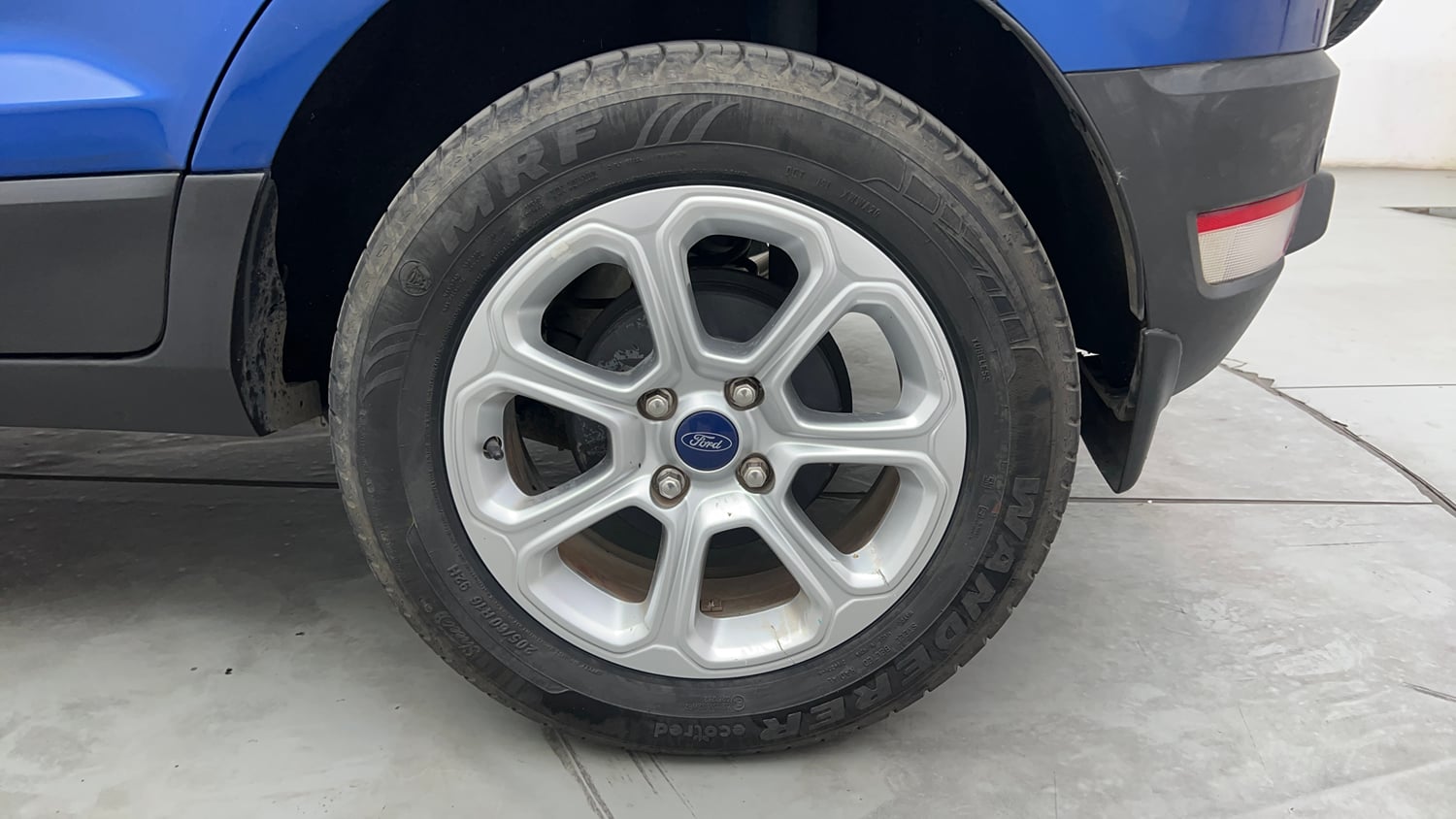 Used 2021 Ford EcoSport Titanium Plus 1.5L Ti-VCT AT Petrol Automatic tyres LEFT REAR TYRE RIM VIEW