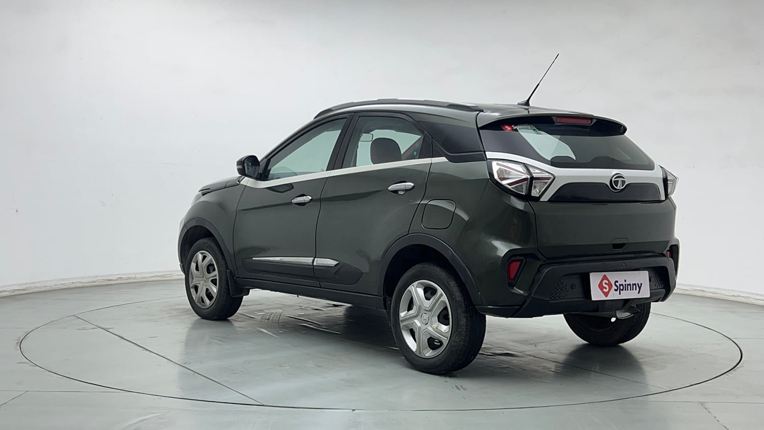 Used 2022 Tata Nexon XM (S) Petrol Manual exterior LEFT REAR CORNER VIEW