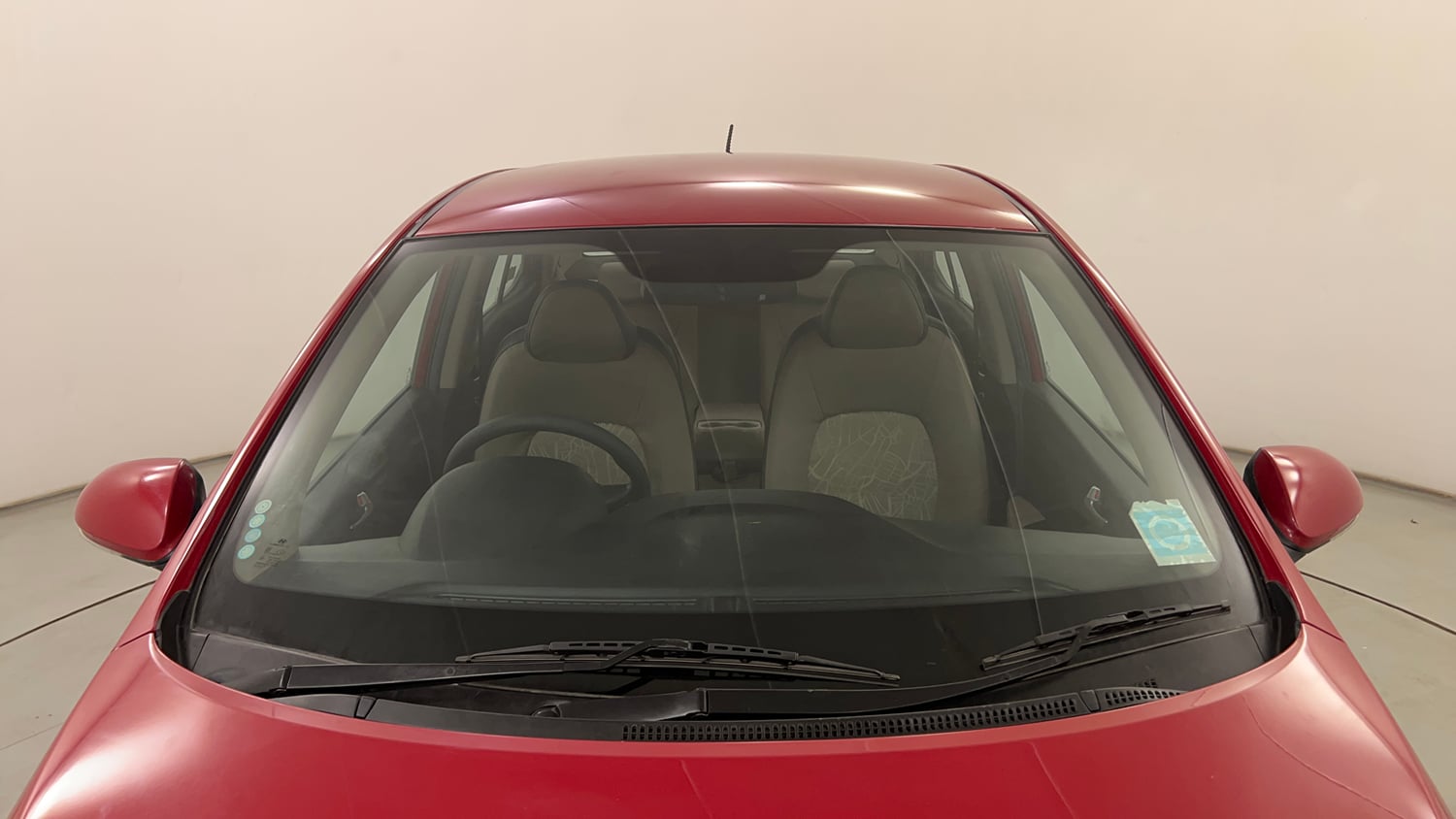 Used 2016 Hyundai Xcent SX 1.2 Petrol Manual exterior FRONT WINDSHIELD VIEW