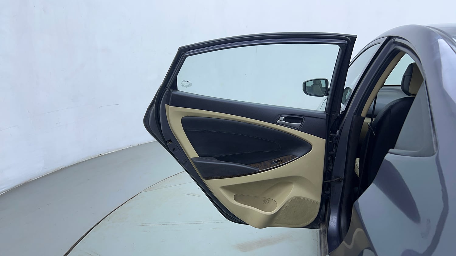 Used 2016 Hyundai Verna 1.6 VTVT SX AT Petrol Automatic interior LEFT REAR DOOR OPEN VIEW