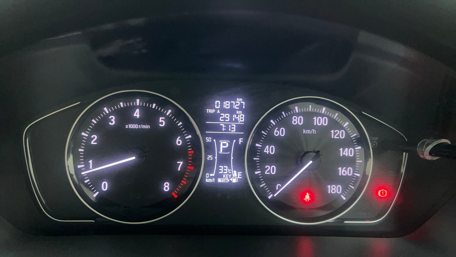 Used 2023 Honda Amaze VX 1.2 Petrol CVT Petrol Automatic interior CLUSTERMETER VIEW