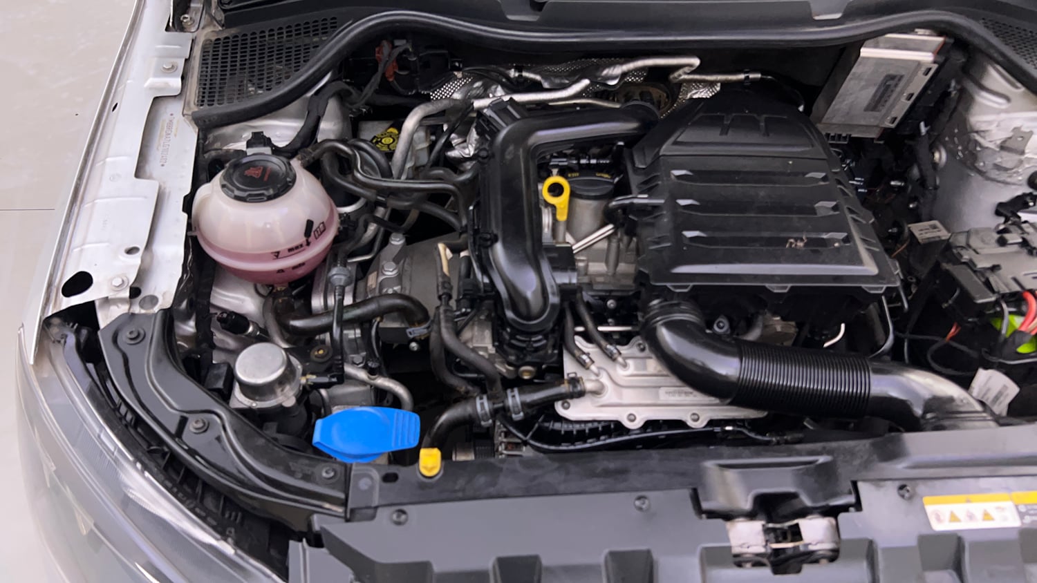 Used 2020 Skoda Rapid Active 1.0 TSI MT Petrol Manual engine ENGINE RIGHT SIDE VIEW