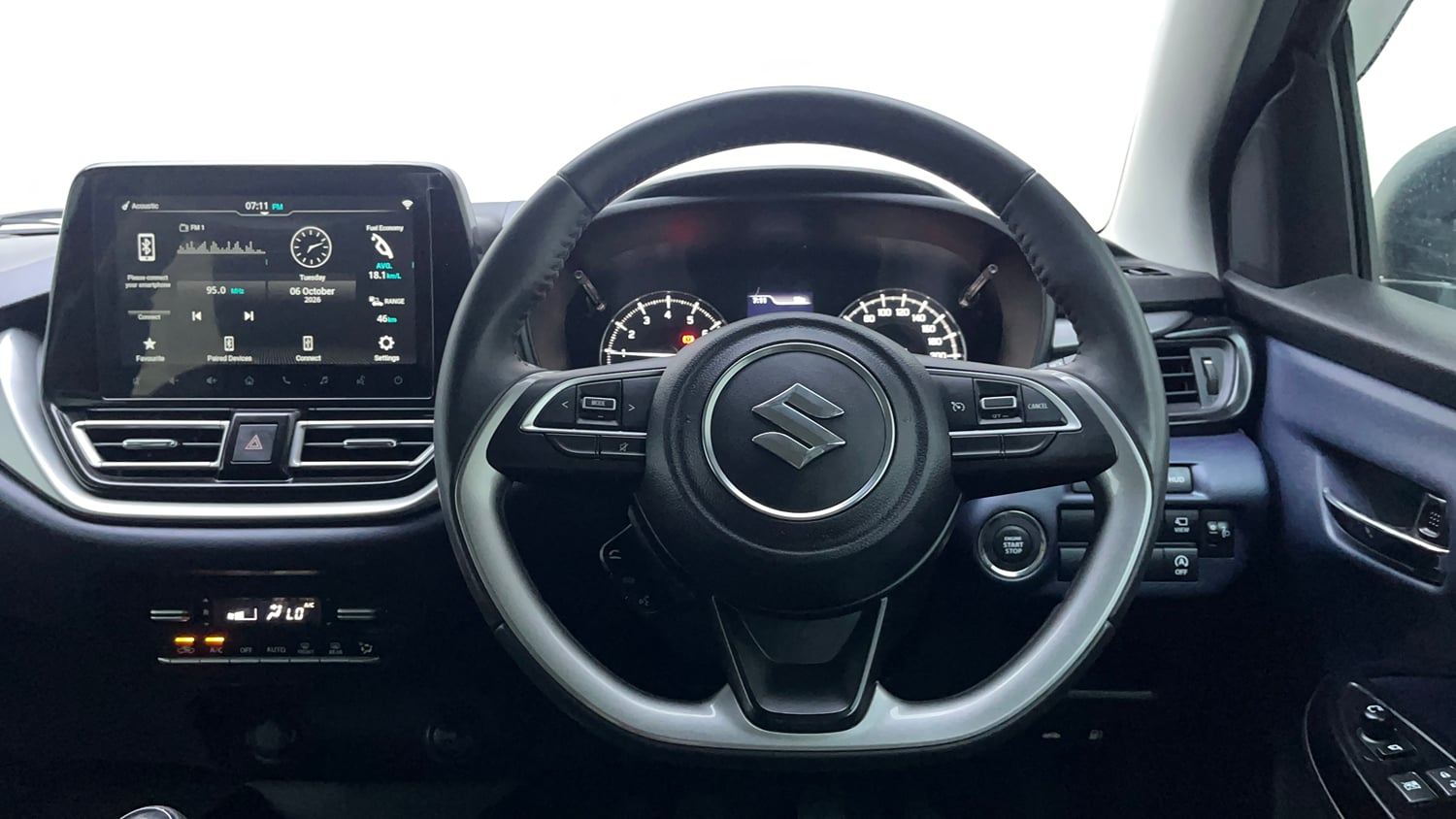Used 2024 Maruti Suzuki Baleno Alpha MT Petrol Manual interior STEERING VIEW