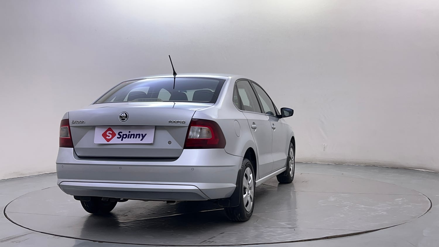Used 2020 Skoda Rapid Active 1.0 TSI MT Petrol Manual exterior RIGHT REAR CORNER VIEW