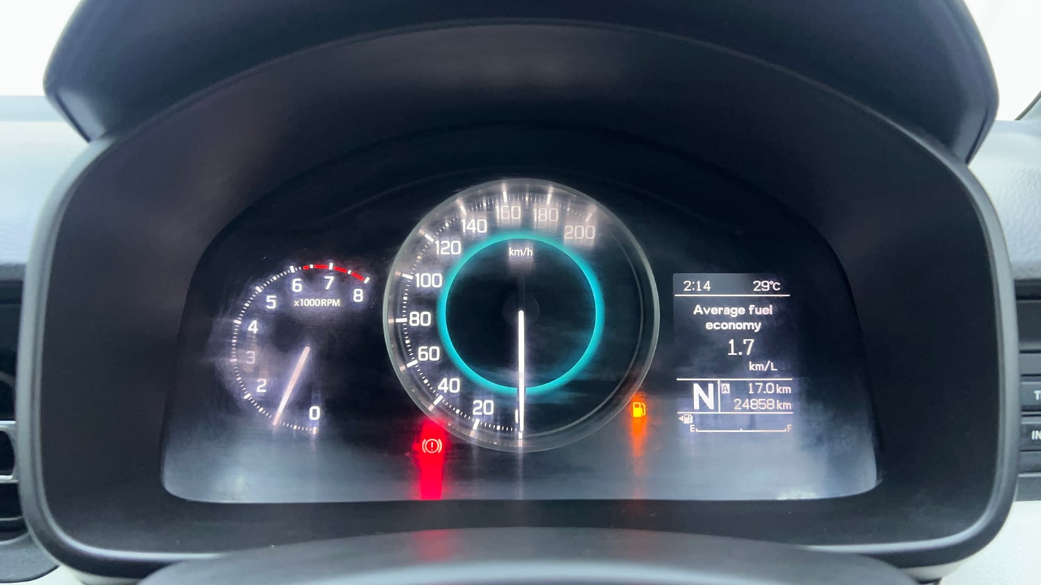 Used 2018 Maruti Suzuki Ignis Delta 1.2 AMT Petrol Automatic interior CLUSTERMETER VIEW