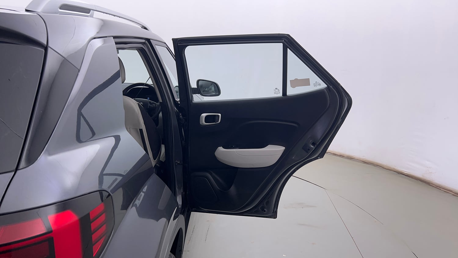 Used 2025 Hyundai Venue S 1.2 Petrol Petrol Manual interior RIGHT REAR DOOR OPEN VIEW