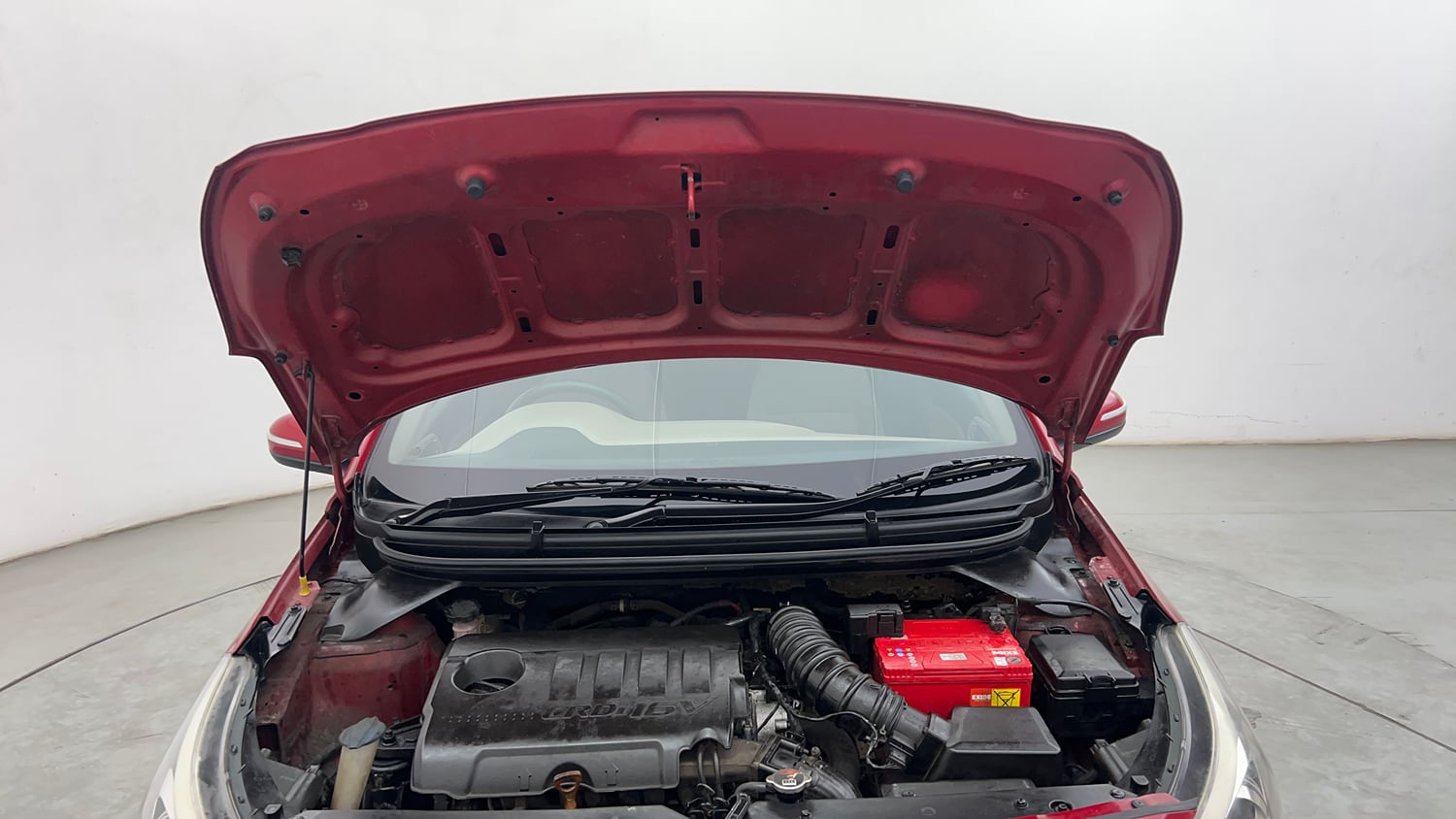 Used 2017 Hyundai Elite i20 Asta 1.4 CRDI (O) Diesel Manual engine ENGINE & BONNET OPEN FRONT VIEW