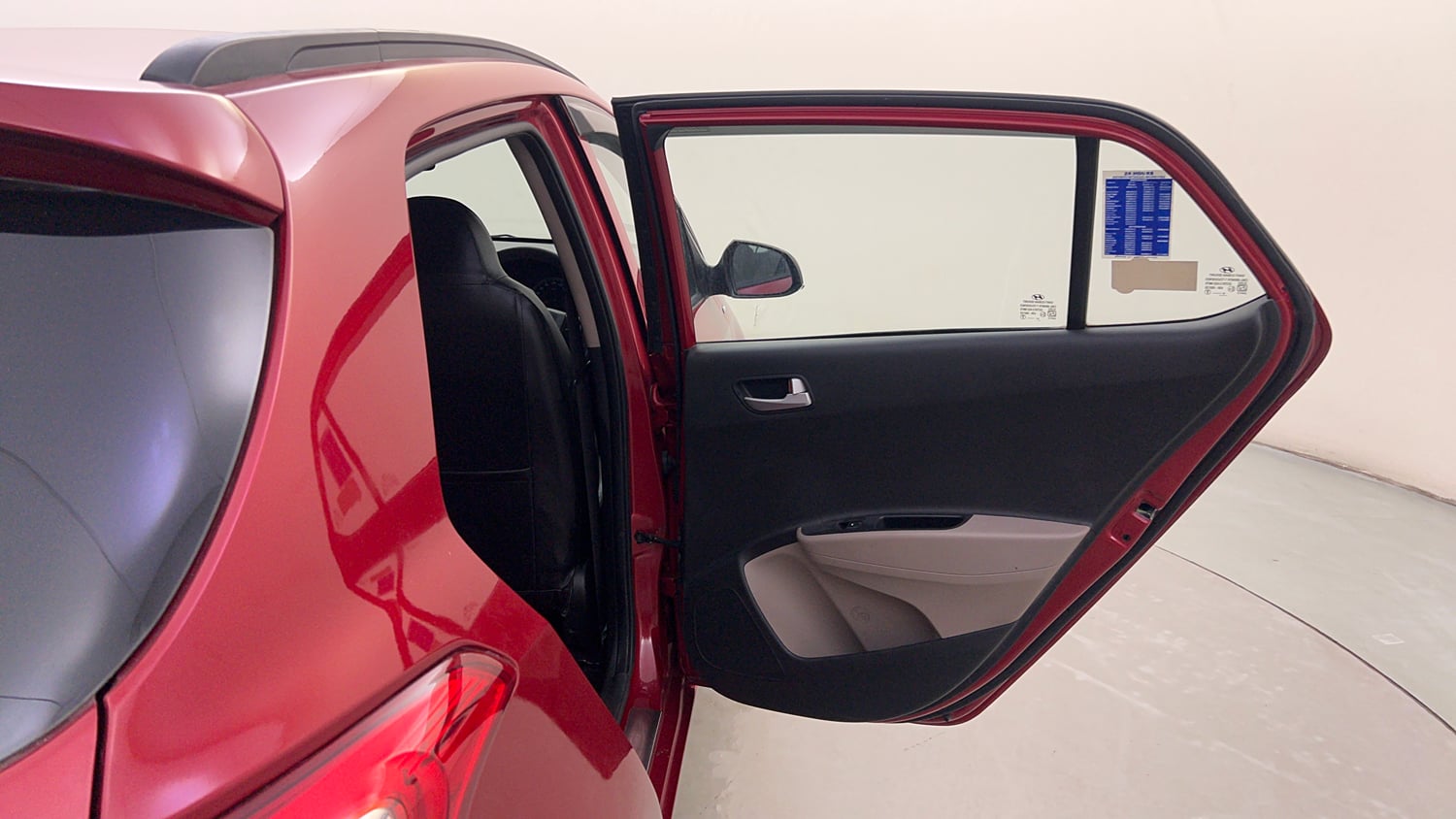 Used 2018 Hyundai Grand i10 Sportz AT 1.2 Kappa VTVT Petrol Automatic interior RIGHT REAR DOOR OPEN VIEW