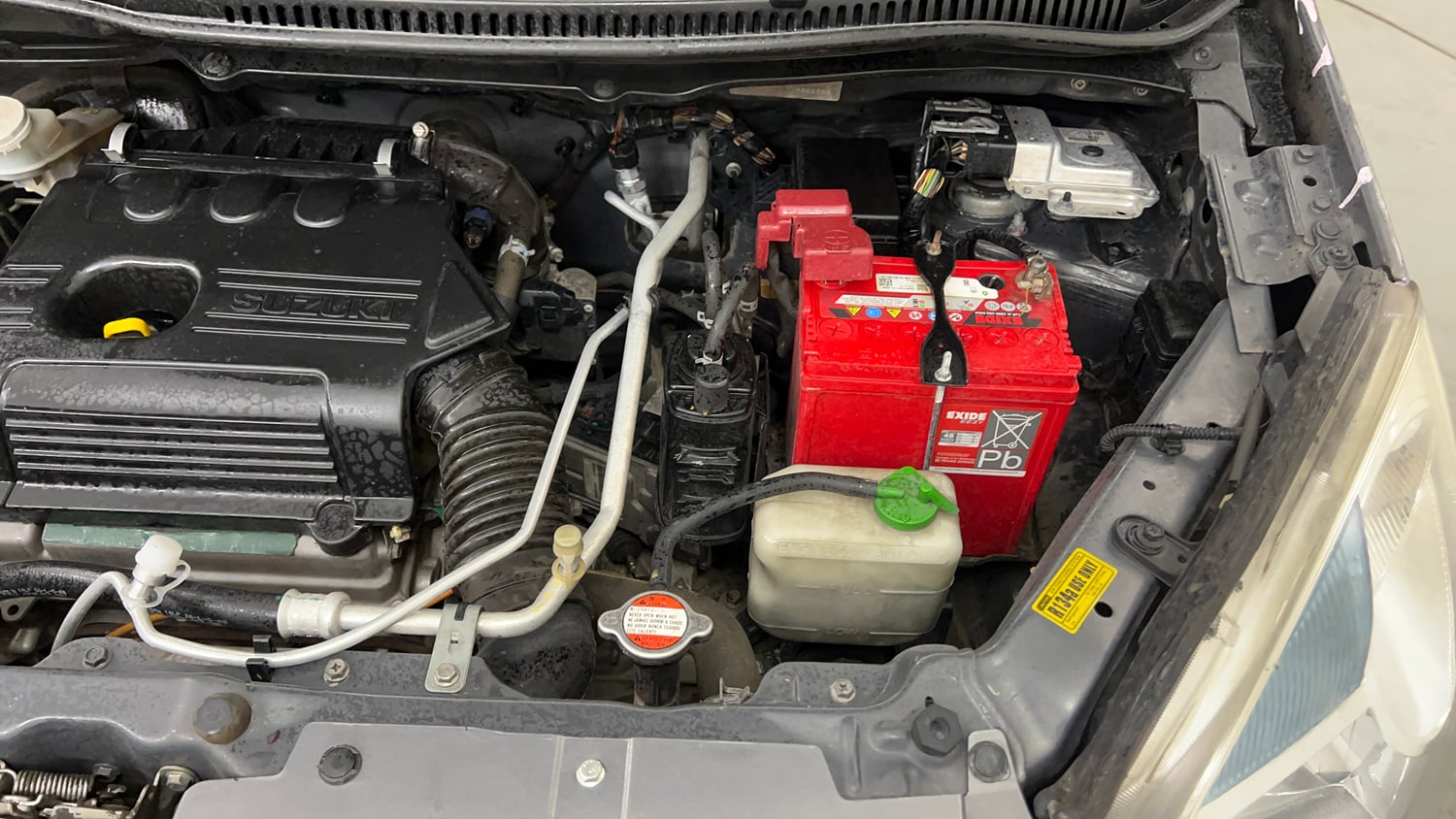 Used 2016 Maruti Suzuki Wagon R 1.0 VXI AMT Petrol Automatic engine ENGINE LEFT SIDE VIEW