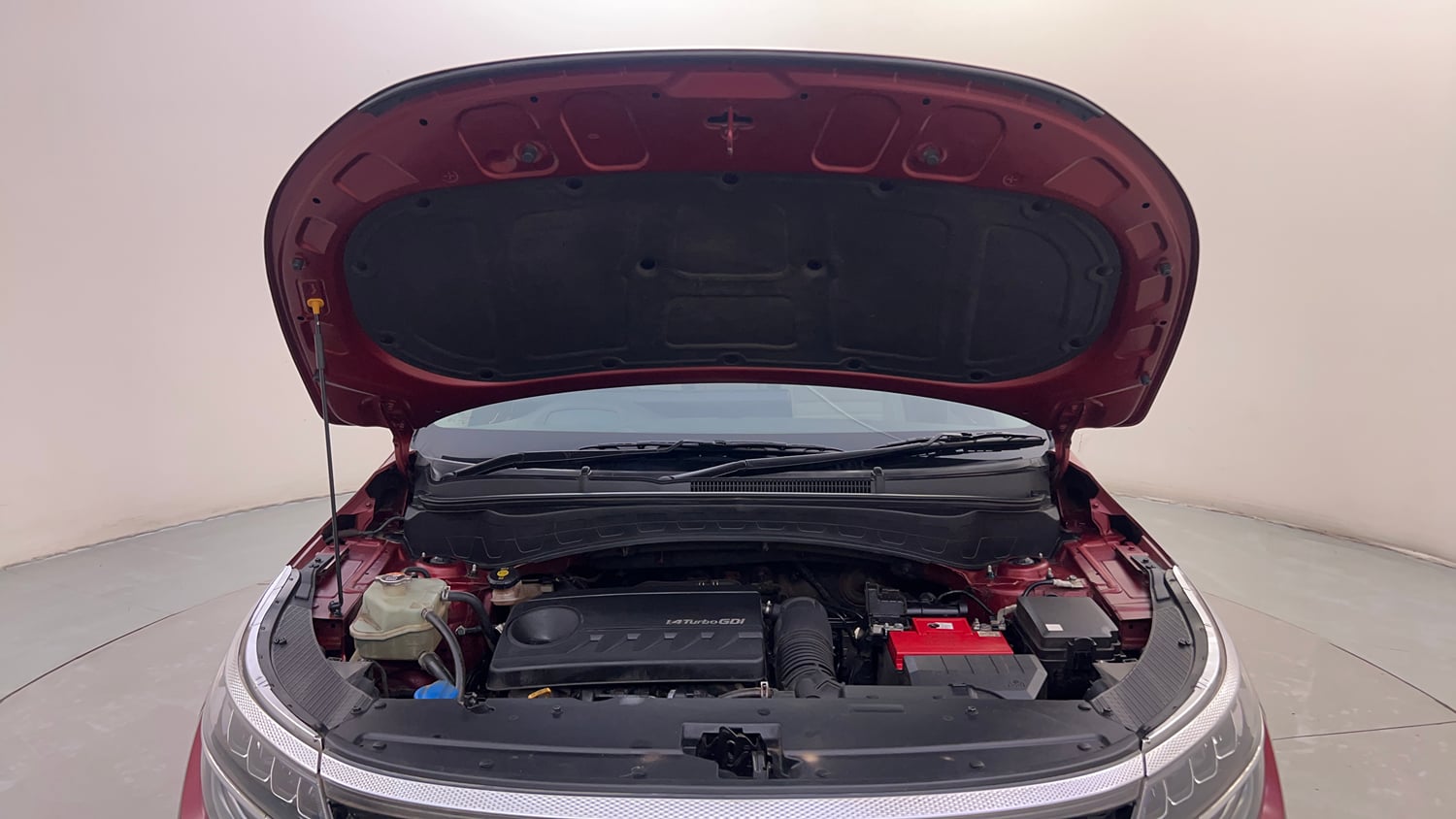 Used 2019 kia Seltos GTX Plus DCT 1.4 Petrol Automatic engine ENGINE & BONNET OPEN FRONT VIEW