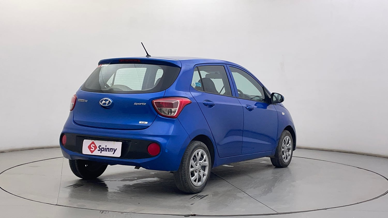 Used 2018 Hyundai Grand i10 Sportz 1.2 Kappa VTVT Petrol Manual exterior RIGHT REAR CORNER VIEW