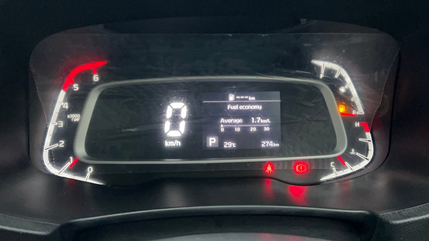 Used 2022 Kia Sonet HTX 1.5 AT Diesel Automatic interior CLUSTERMETER VIEW