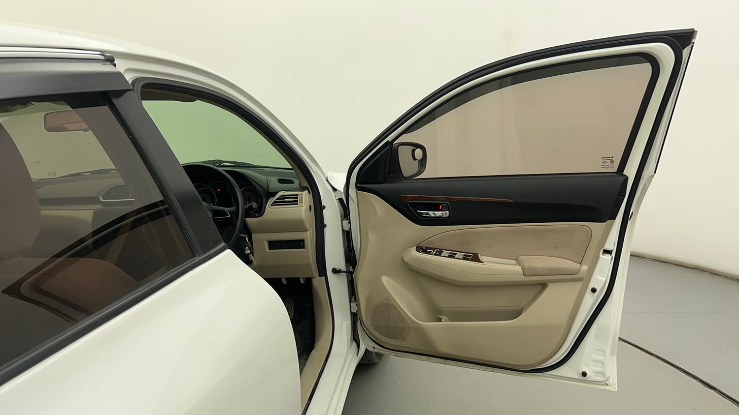 Used 2019 Maruti Suzuki Dzire VXi Petrol Manual interior RIGHT FRONT DOOR OPEN VIEW
