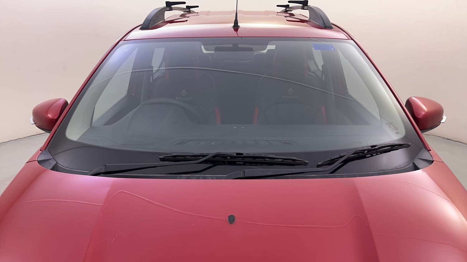 Used 2021 Renault Triber RXZ Petrol Manual exterior FRONT WINDSHIELD VIEW