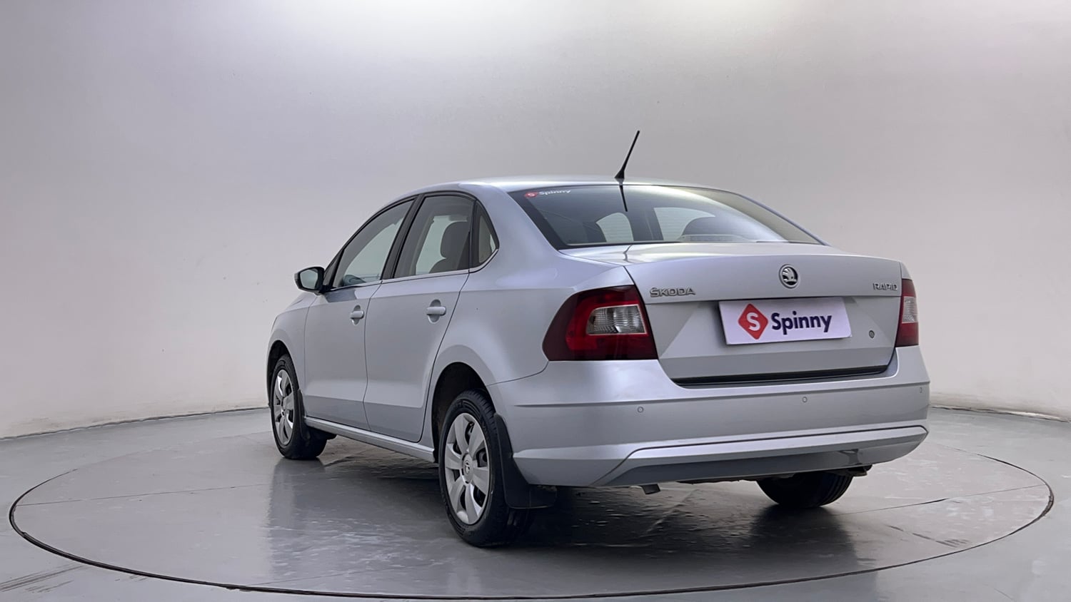Used 2020 Skoda Rapid Active 1.0 TSI MT Petrol Manual exterior LEFT REAR CORNER VIEW