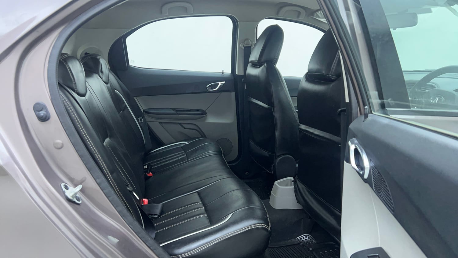 Used 2019 Tata Tiago Revotron XZA Petrol Automatic interior RIGHT SIDE REAR DOOR CABIN VIEW