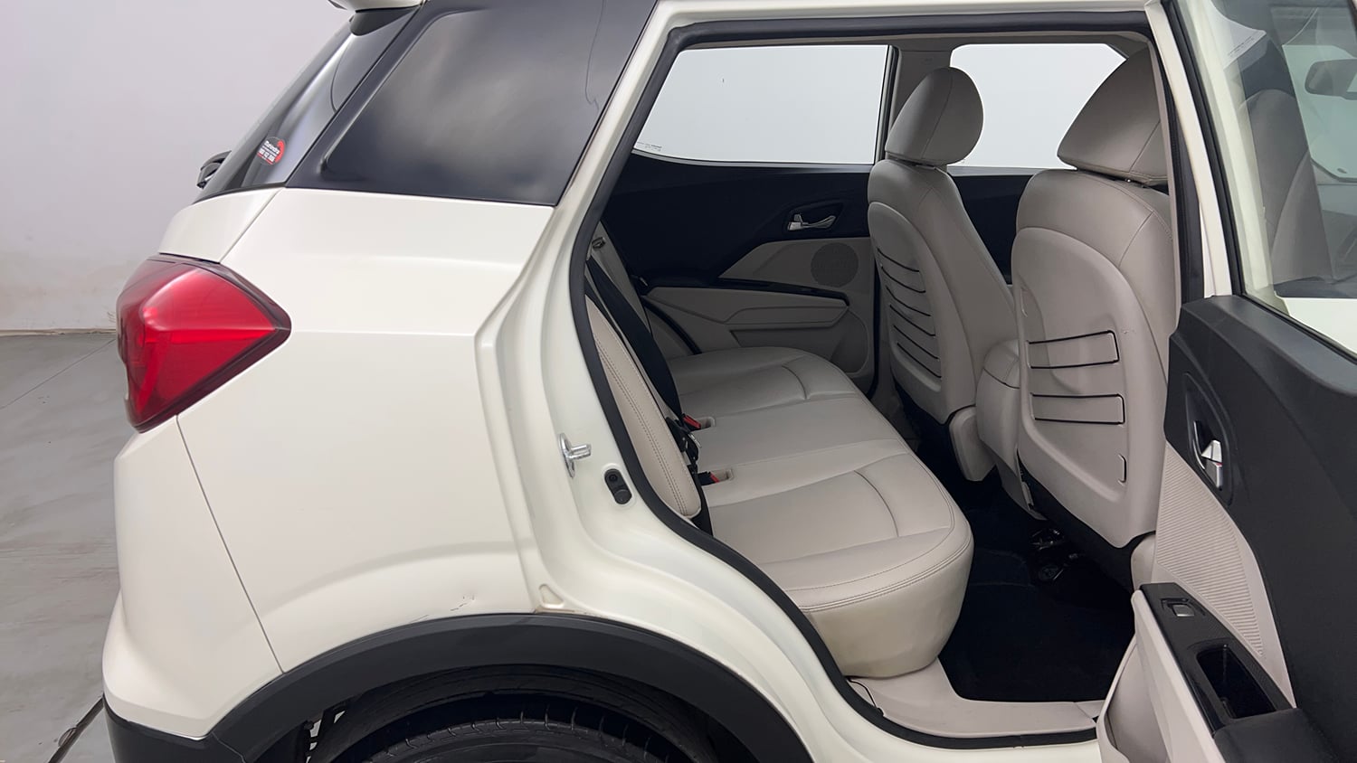 Used 2019 Mahindra XUV 300 1.5 W8 (O) Diesel Manual interior RIGHT SIDE REAR DOOR CABIN VIEW