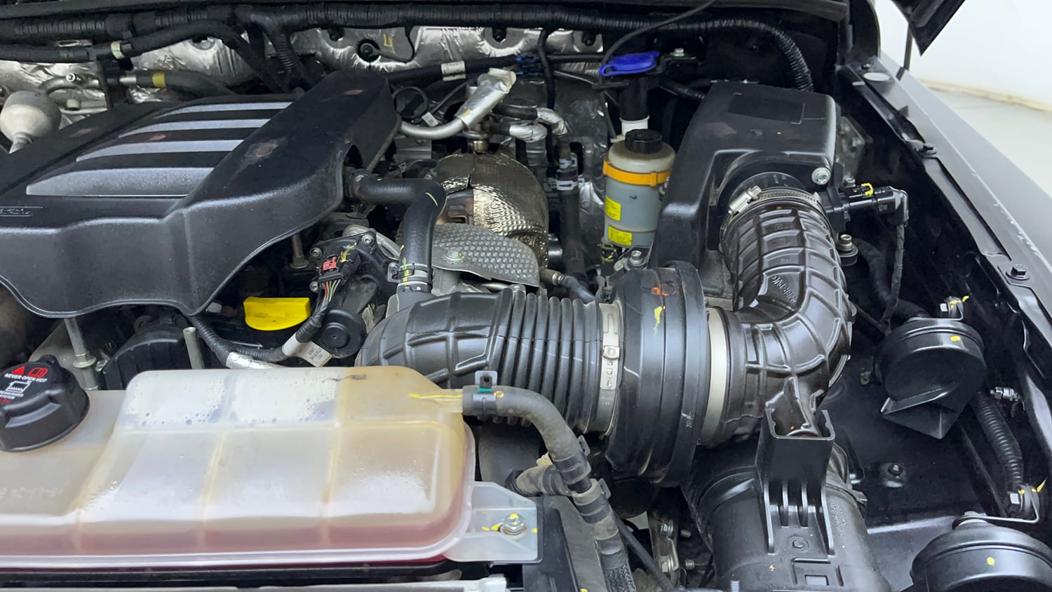 Used 2024 Mahindra Thar LX Hard Top Diesel MT RWD Diesel Manual engine ENGINE LEFT SIDE VIEW