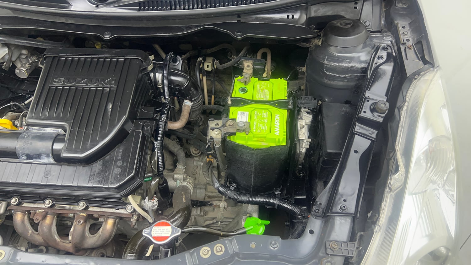 Used 2015 Maruti Suzuki Swift VXi Petrol Manual engine ENGINE LEFT SIDE VIEW