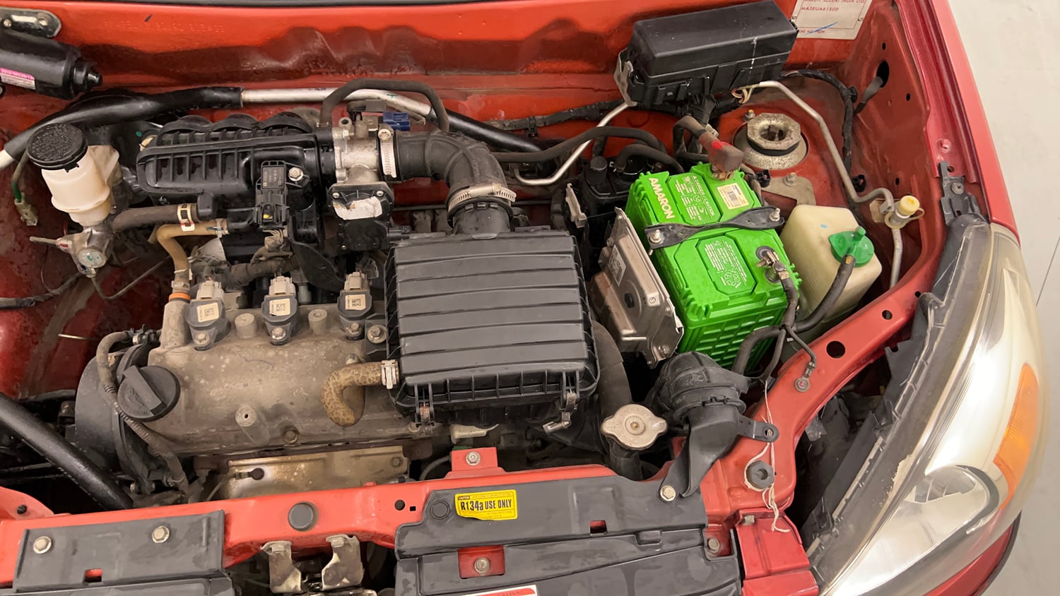 Used 2016 Maruti Suzuki Alto 800 VXi Petrol Manual engine ENGINE LEFT SIDE VIEW