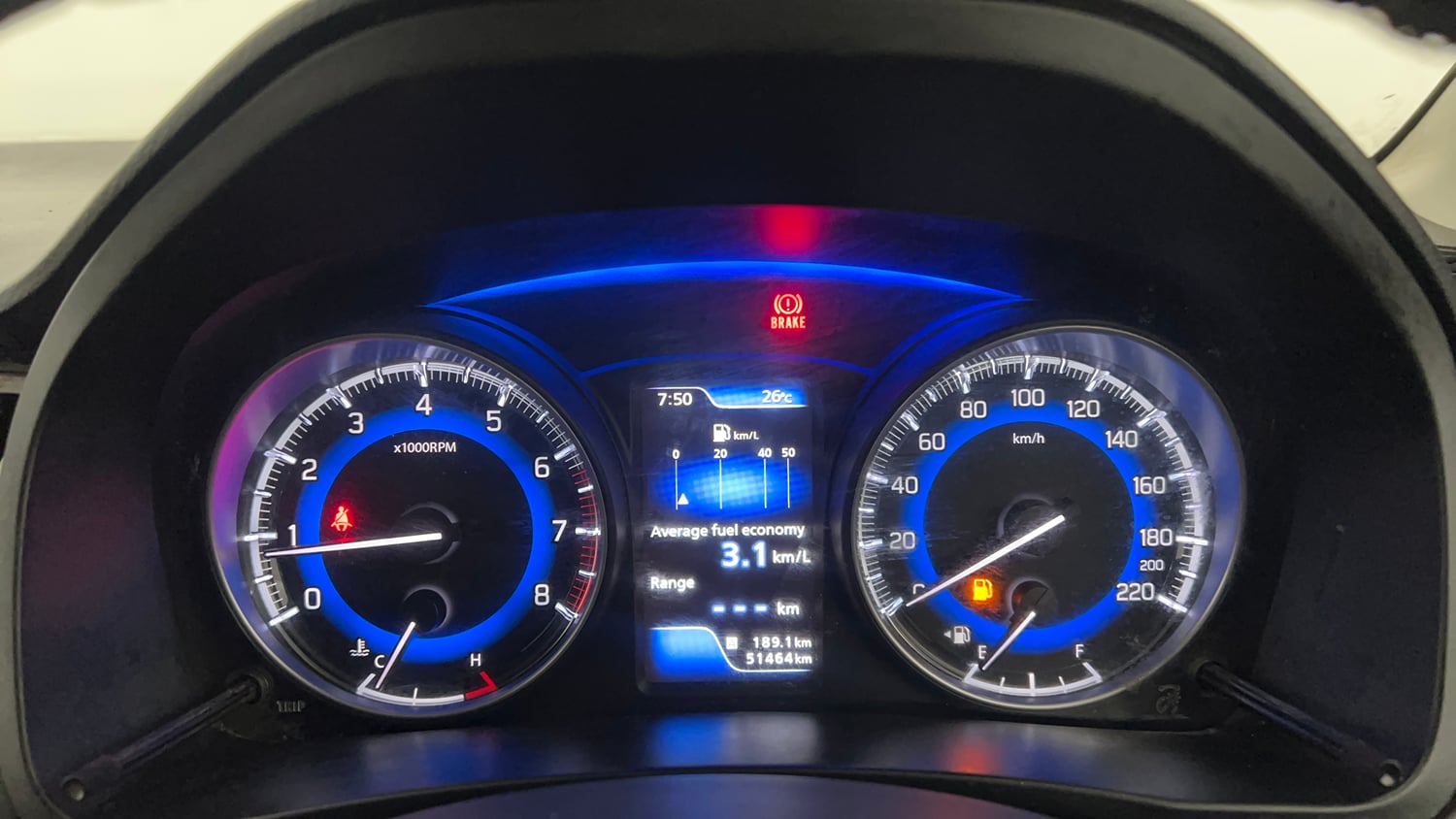 Used 2020 Maruti Suzuki Baleno Zeta Petrol Manual interior CLUSTERMETER VIEW