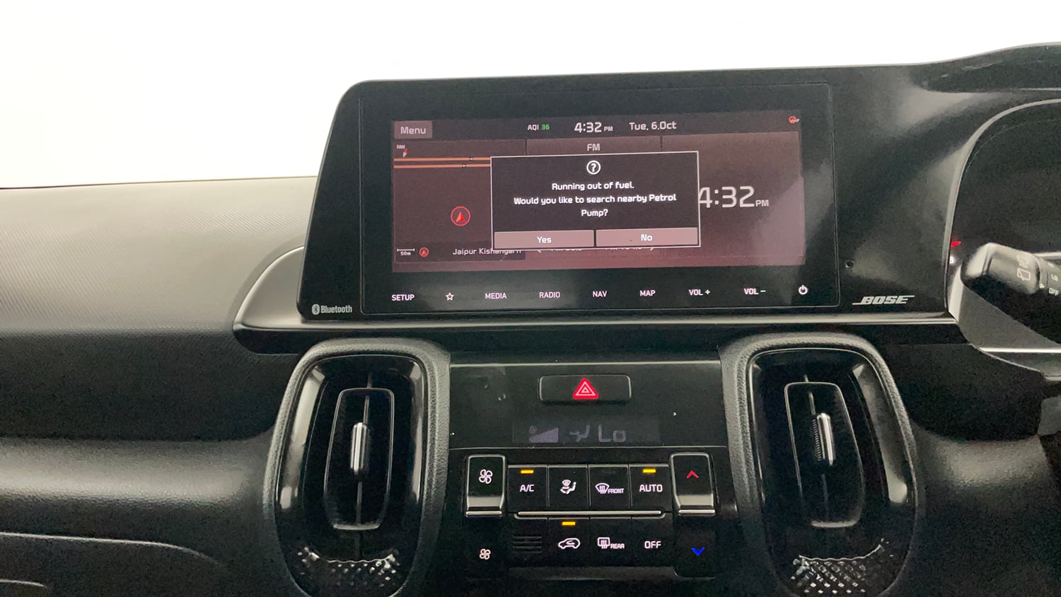 Used 2022 Kia Sonet GTX Plus 1.0 iMT Petrol Manual interior MUSIC SYSTEM & AC CONTROL VIEW