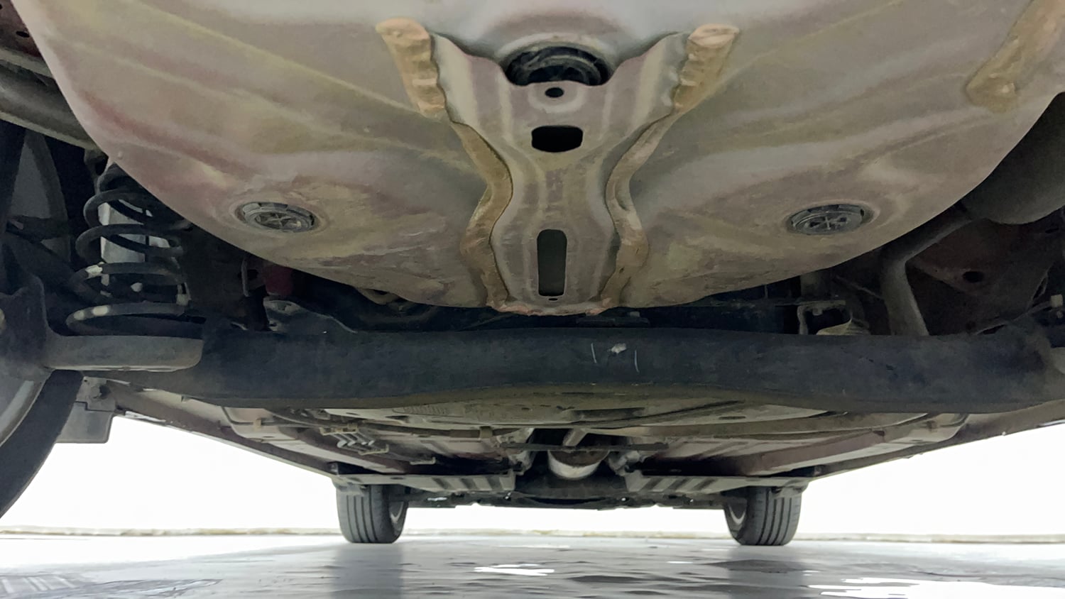 Used 2024 Maruti Suzuki Baleno Alpha MT Petrol Manual extra REAR UNDERBODY VIEW (TAKEN FROM REAR)