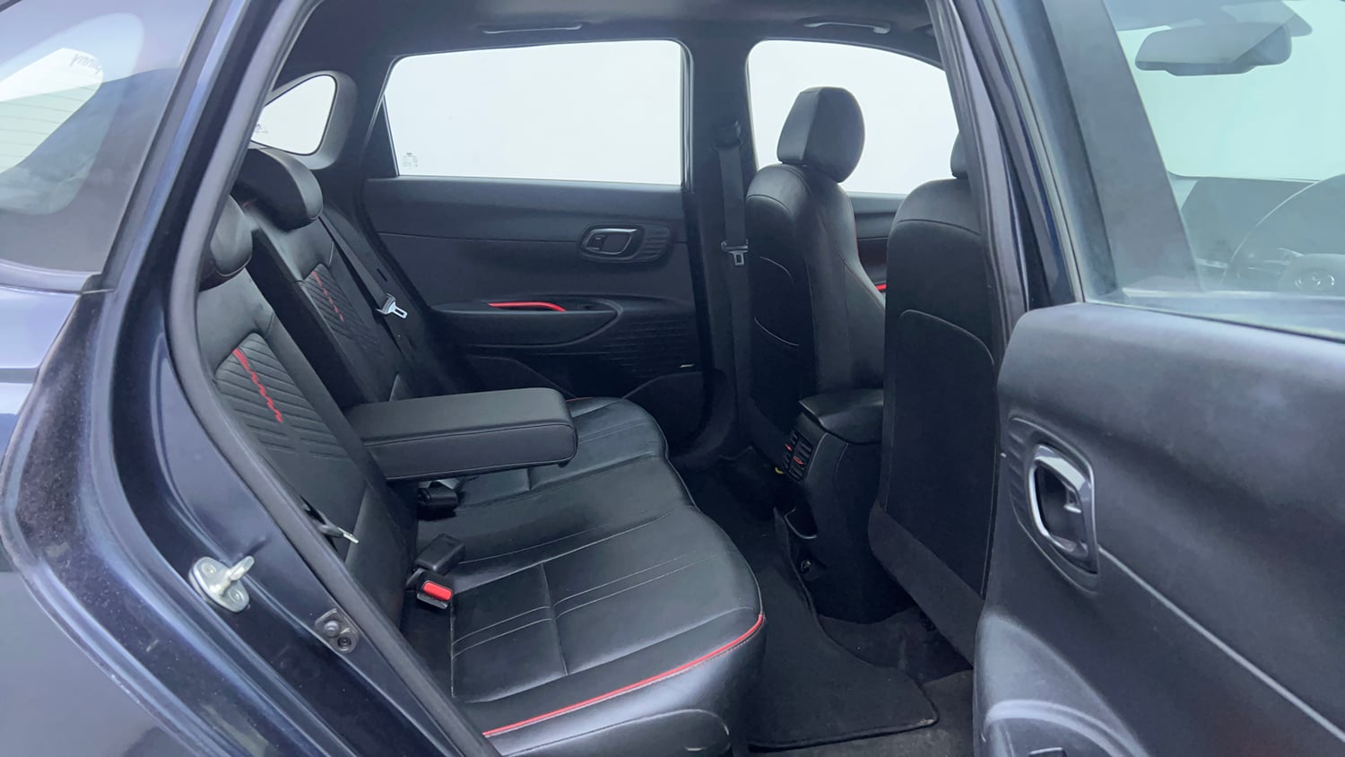 Used 2022 Hyundai i20 N Line N8 1.0 Turbo DCT Petrol Automatic interior RIGHT SIDE REAR DOOR CABIN VIEW