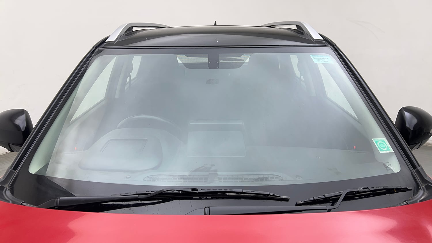 Used 2024 Maruti Suzuki Brezza Zxi Plus Dual Tone Petrol Manual exterior FRONT WINDSHIELD VIEW