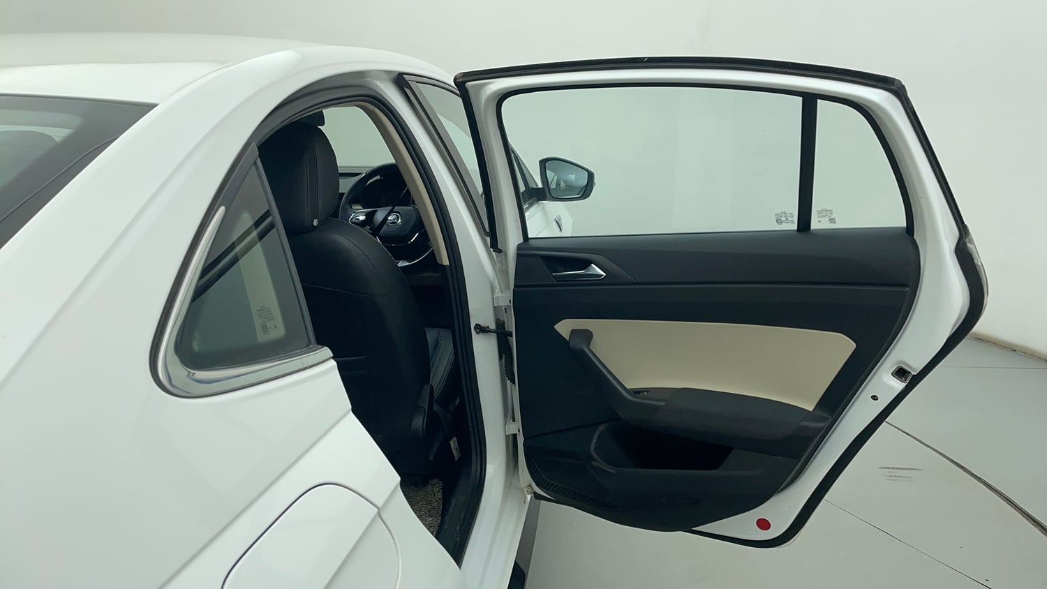 Used 2024 Skoda Slavia Ambition 1.0L TSI AT Petrol Automatic interior RIGHT REAR DOOR OPEN VIEW