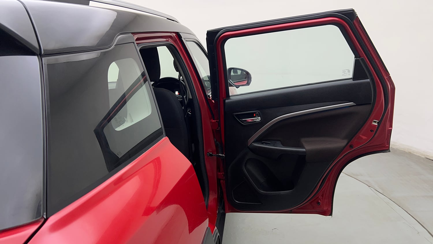 Used 2024 Maruti Suzuki Brezza Zxi Plus Dual Tone Petrol Manual interior RIGHT REAR DOOR OPEN VIEW