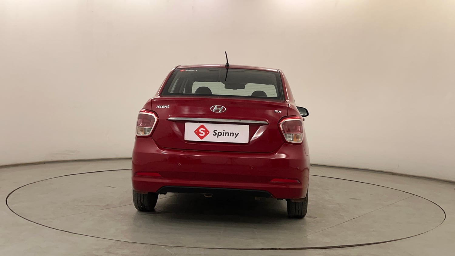 Used 2016 Hyundai Xcent SX 1.2 Petrol Manual exterior BACK VIEW
