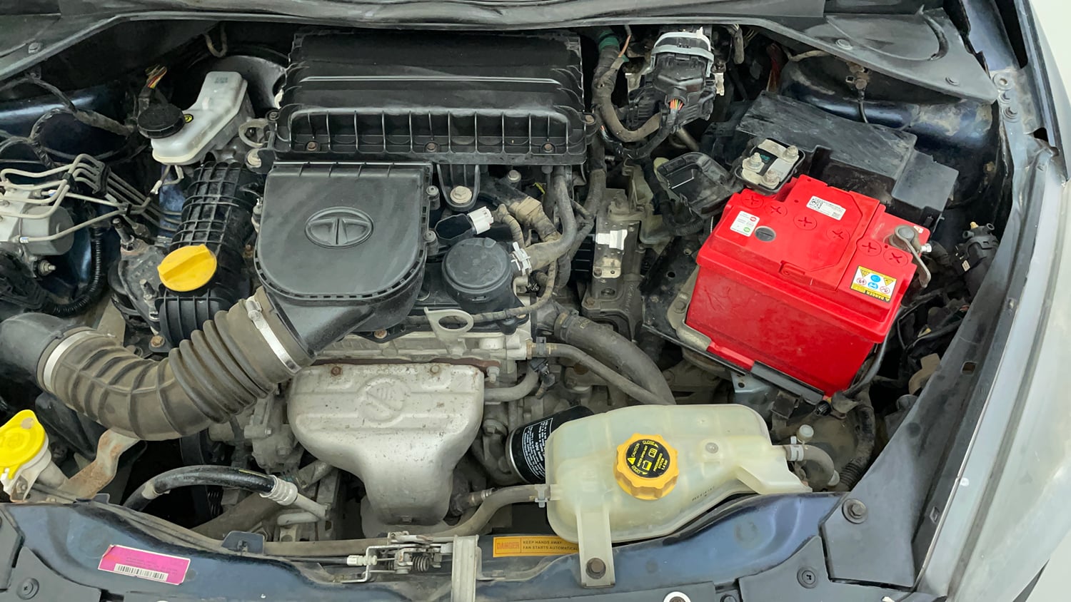 Used 2019 Tata Tigor Revotron XZA Petrol Automatic engine ENGINE LEFT SIDE VIEW