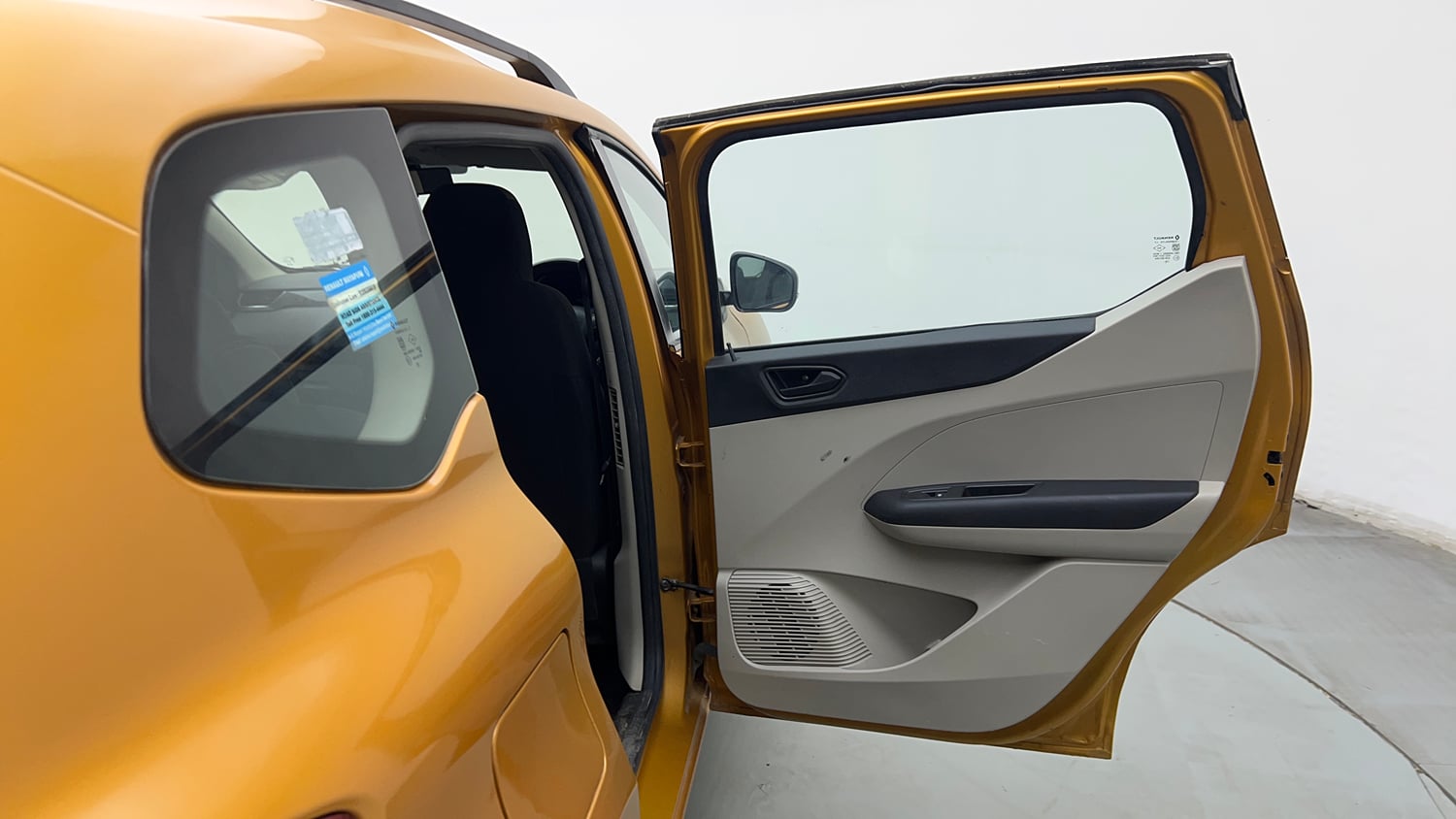 Used 2022 Renault Triber RXT Petrol Manual interior RIGHT REAR DOOR OPEN VIEW