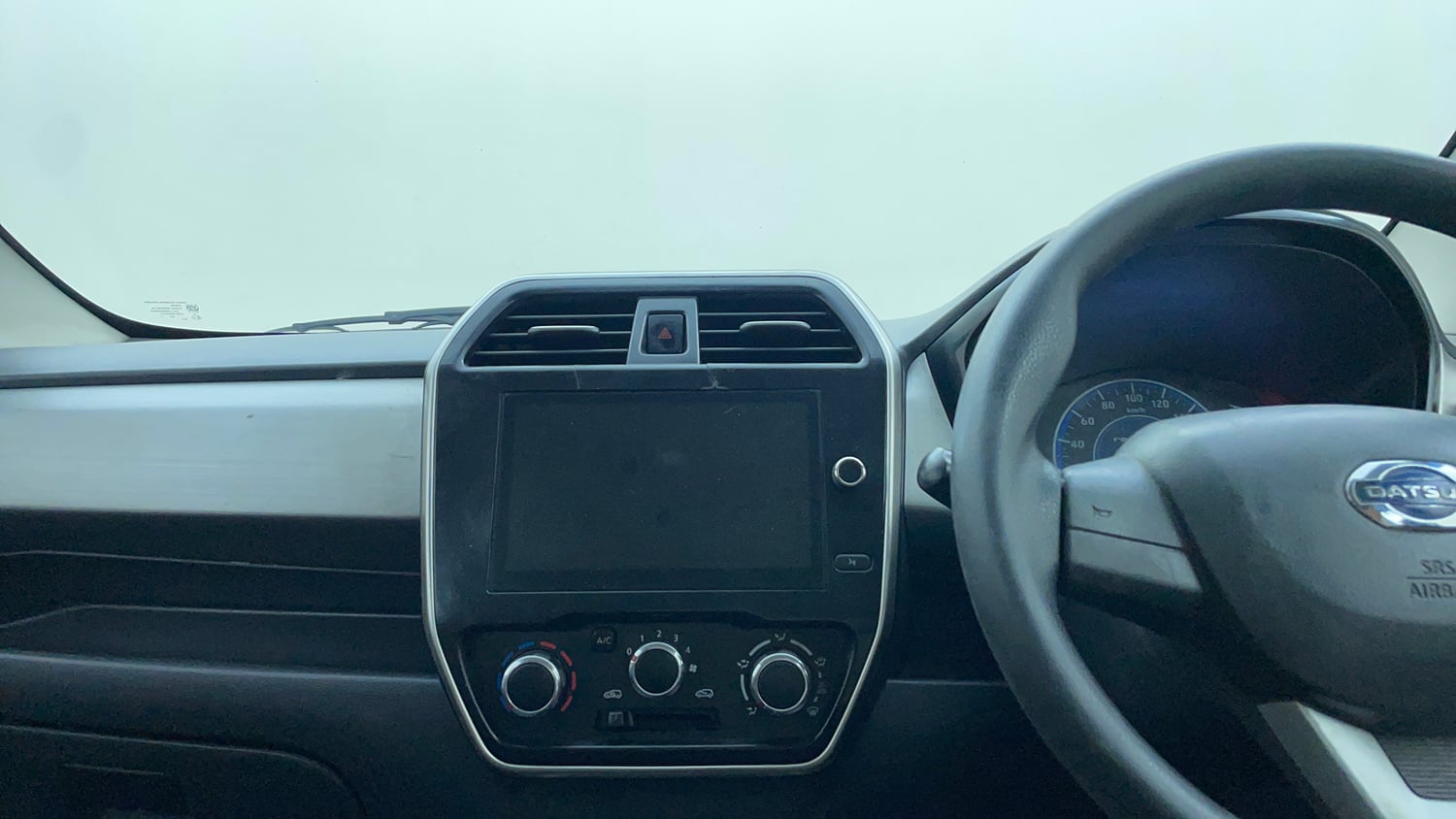 Used 2022 Datsun Redi-GO T(O) 1.0 Petrol Manual interior MUSIC SYSTEM & AC CONTROL VIEW