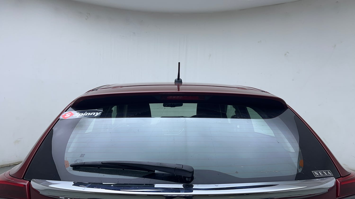 Used 2024 Maruti Suzuki Baleno Alpha MT Petrol Manual exterior BACK WINDSHIELD VIEW
