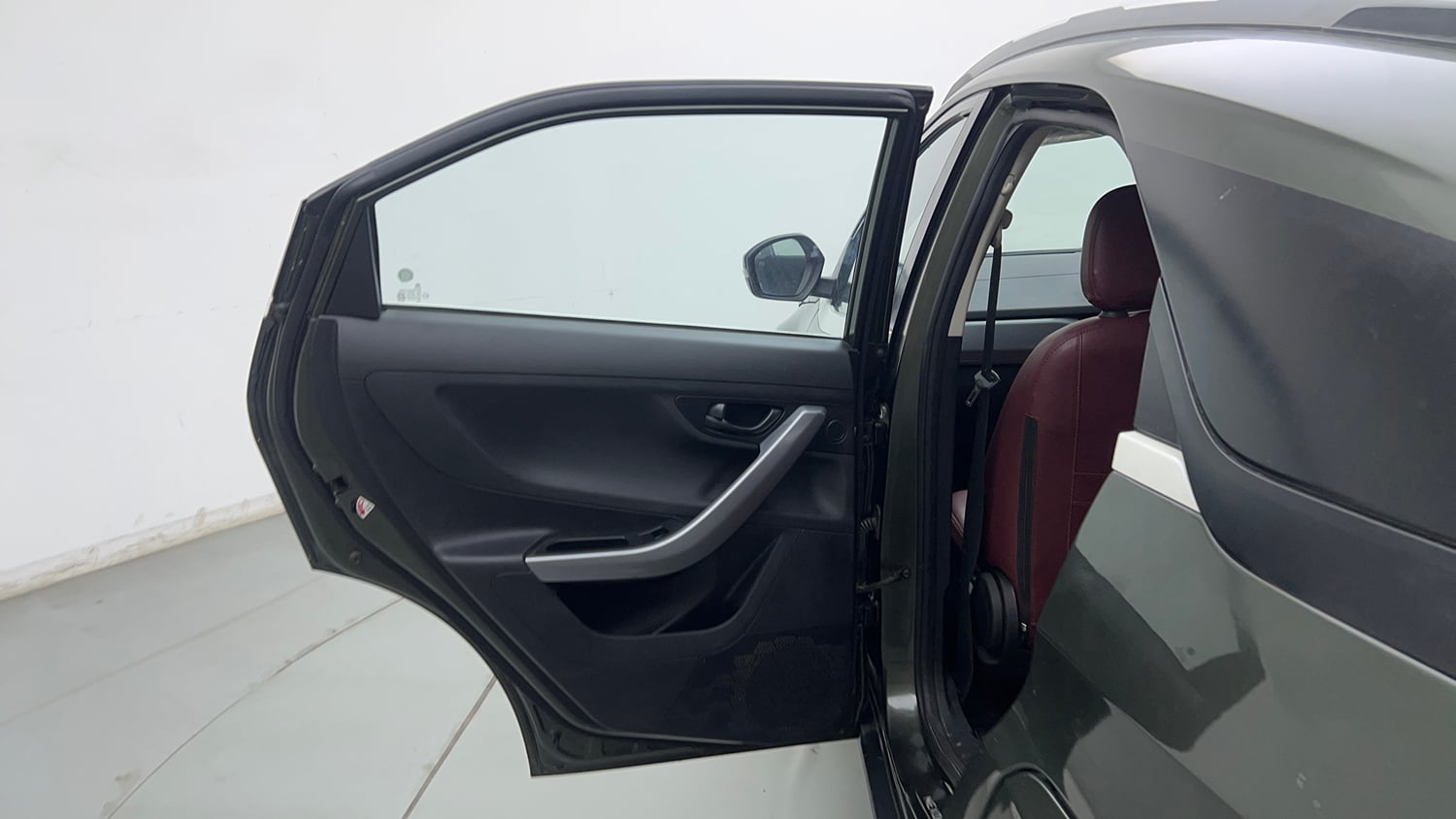 Used 2022 Tata Nexon XM (S) Petrol Manual interior LEFT REAR DOOR OPEN VIEW