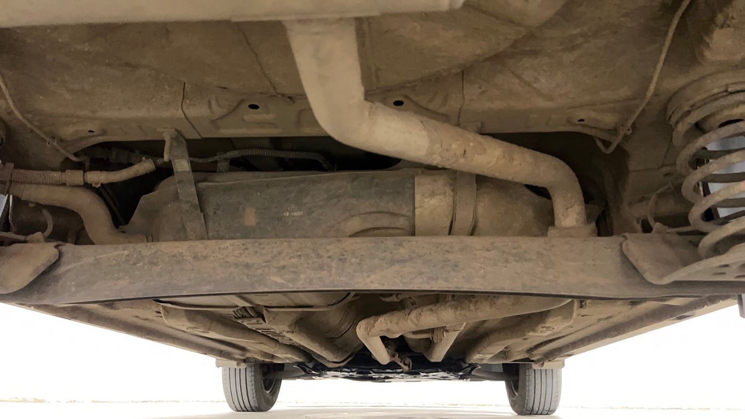 Used 2018 Hyundai Creta S 1.4 CRDi Diesel Manual extra REAR UNDERBODY VIEW (TAKEN FROM REAR)