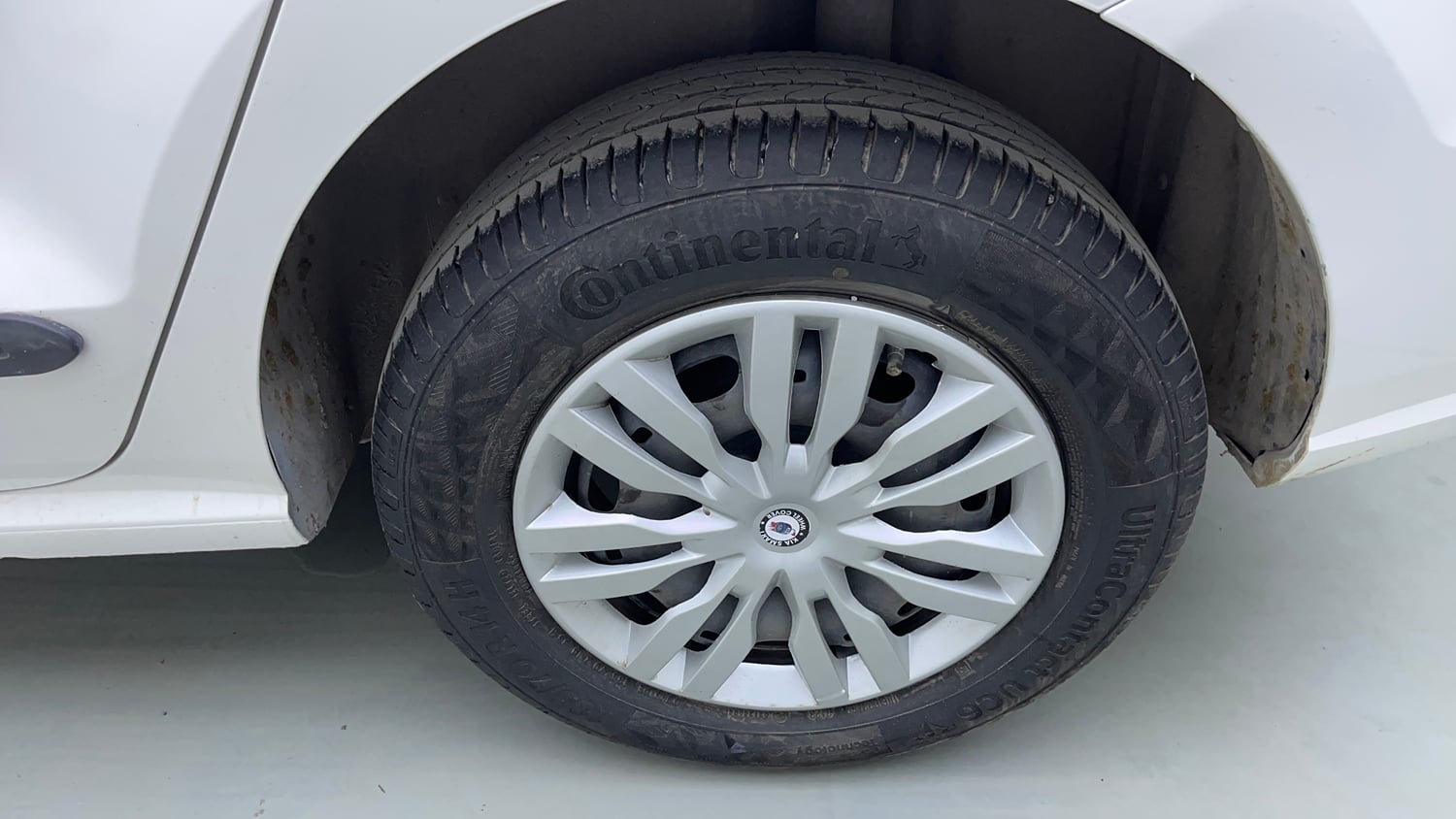 Used 2020 Volkswagen Ameo Trendline 1.5L (D) Diesel Manual tyres LEFT REAR TYRE RIM VIEW