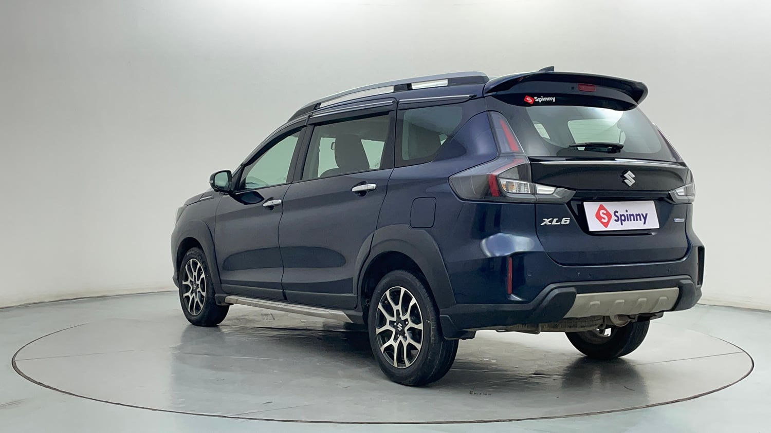 Used 2022 Maruti Suzuki XL6 Alpha Plus AT Petrol Petrol Automatic exterior LEFT REAR CORNER VIEW