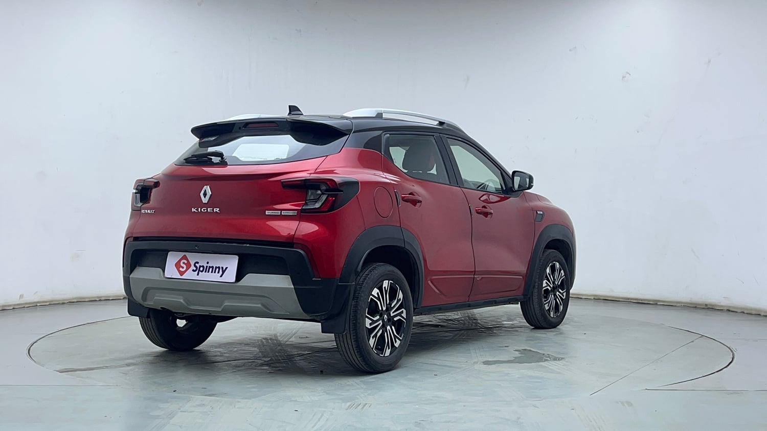 Used 2021 Renault Kiger RXZ Turbo CVT Dual Tone Petrol Automatic exterior RIGHT REAR CORNER VIEW