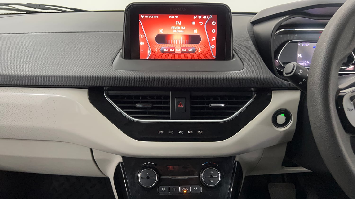 Used 2021 Tata Nexon XZA Plus Petrol Automatic interior MUSIC SYSTEM & AC CONTROL VIEW